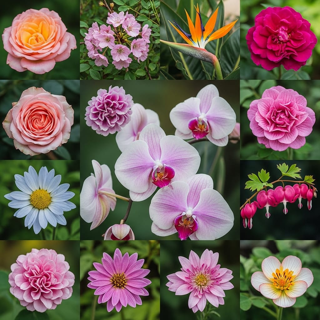The world's most beautiful and exotic flower varieties including rare and cultivated species (relevant to: The 10 Most Beautiful Flowers in the World)