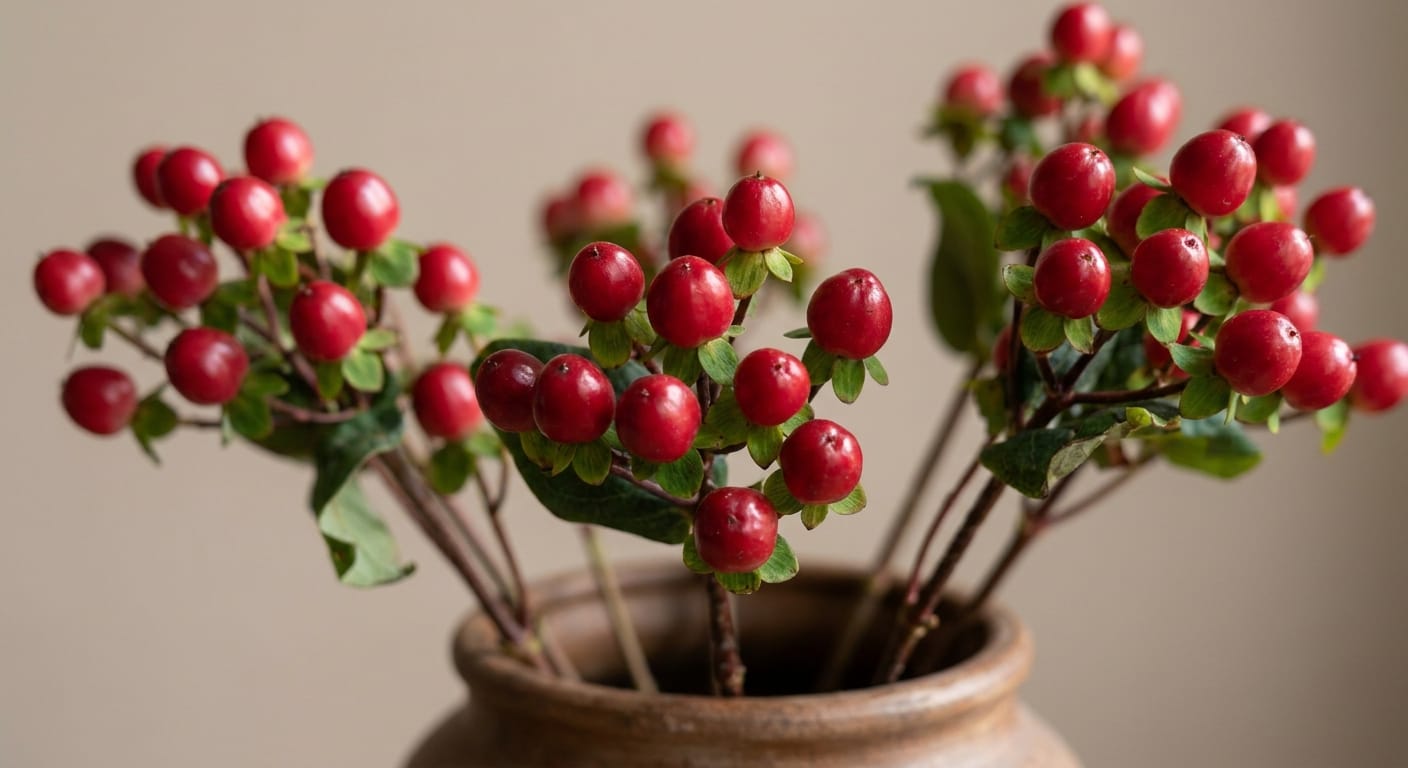Delicate tiny white and pink waxflower blossoms, soft focus, airy and light, garden setting