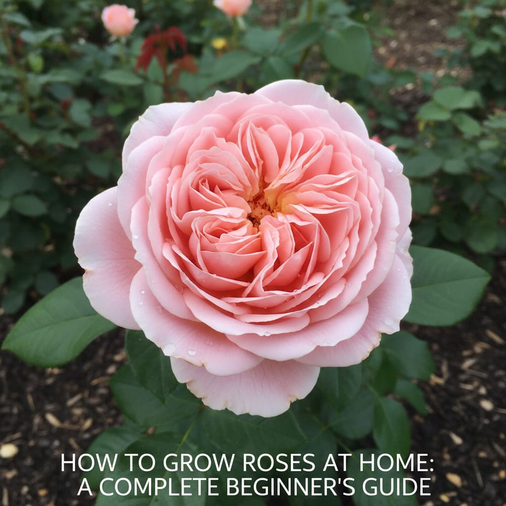 Gorgeous garden rose in full bloom representing what proper care produces in a well-maintained rose garden (relevant to: How to Grow Roses at Home: A Complete Beginner's G)